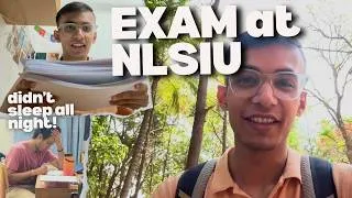Thumbnail: Never Pulling an All Nighter Again | Exam Vlog at NLSIU | Law Student
