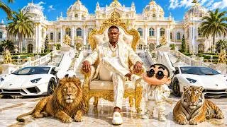 Thumbnail: Anything Franklin Touches Turns into Gold, Diamond & Money! in GTA 5 | SHINCHAN and CHOP