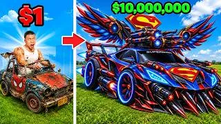 Thumbnail: $1 to $1,000,000,000 SUPERHERO CAR in GTA 5