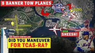 Thumbnail: Numerous Banner Tow Planes near the Approach | Philadelphia MLB Game