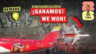 Thumbnail: Spain Team LEAVING AS CHAMPIONS | Controller Congratulates in Spanish!