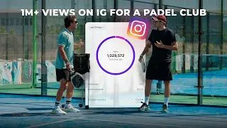 Thumbnail: How I Got 1 Million Instagram Views for a Padel Club (in 30 Days)