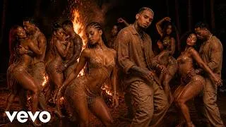 Thumbnail: Chris Brown ft Tyla - Water Dance With Me (Lyric Video)