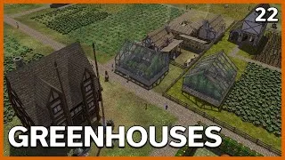 Thumbnail: MegaMod 9 Banished Gameplay - Setting up Greenhouses