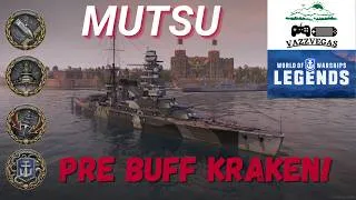 Thumbnail: Let's Play Mutsu - Pre Buff Clutch Kraken | World of Warships: Legends PS5 XBOX Series S/X