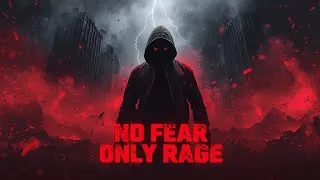 Thumbnail: NO FEAR, ONLY RAGE 🔥 | Dark Aggressive Rap | Goosebumps Motivation