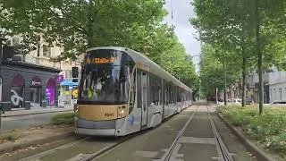 Thumbnail: 🇧🇪 🚊3️⃣ Cab Ride - STIB-BRUSSELS - Former tram line 3. Entire route from Churchill to Esplanade.