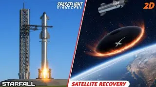 Thumbnail: SpaceX Starship Launch Starfall Mission in Spaceflight Simulator 