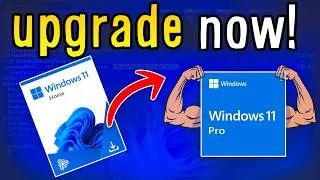 Thumbnail: Change Windows 11 Home to Pro Without Reinstalling (Easy Guide)