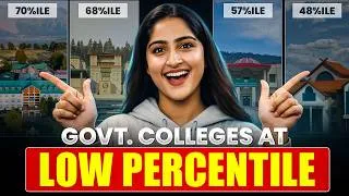 Thumbnail: 🔥 Low Percentile in JEE Mains 2026? Still Govt College! 😱Low Fee Colleges | Diksha Mam