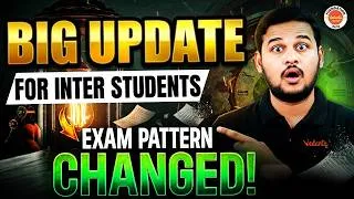 Thumbnail: Exam Pattern Changed BIG UPDATE 🔥 | Inter Students కి Important Notice |  TS Telugu