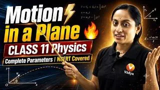 Thumbnail: Motion in a Plane 🔥 | CLASS 11 Physics | Complete Parameters | NCERT Covered