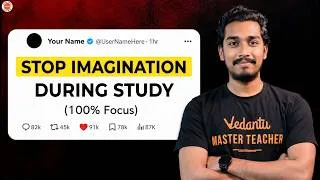 Thumbnail: Get Rid of Distractions & Imagination During Studies?🧠| Rupesh Sir Guidance 🔥