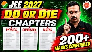 Thumbnail: Don’t SKIP These HIGH WEIGHTAGE CHAPTERS to get 99%ile in JEE Main 2027 | Kiran Sir