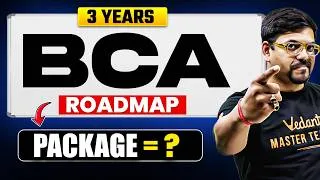 Thumbnail: BCA Complete Roadmap 2026 | Highest Package 😱 | Skills, Internships & Placements | Harsh sir
