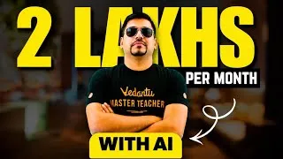 Thumbnail: Earn 2 Lakh Per Month Online With AI in 2026 😱 | How To Make Money Online | JEE | Harsh Sir