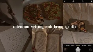 Thumbnail: a year of being gentle // 2022 reset routine // setting intentions, vision board, yoga, painting...