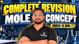 Thumbnail: MOLE  CONCEPT COMPLETE REVISION UNDER 15 MIN | #chemistry #neet #moleconcept #moleconceptclass11
