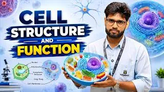 Thumbnail: Cell Structure and Function | Cell Biology | Class 11 Biology #cellstructure #cellbiology #biology