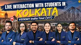 Thumbnail: Live Interaction with Students in Kolkata | VEDEMY India Tour (VIT) | Kolkata Student Meet