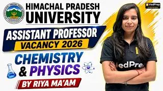 Thumbnail: 🔥 Himachal Pradesh University Assistant Professor Vacancy 2026 | Chemistry & Physics | Apply Now