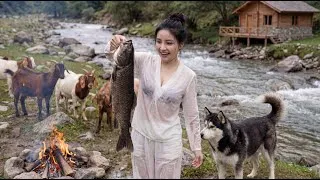 Thumbnail: A Young Woman Living on a Mountain Farm | Fishing, Cooking & Countryside Life