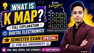 Thumbnail: What Is K Map Full Explaination | What Is Karnaugh Map | Digital Electronics | Find K-Map Value 