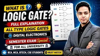 Thumbnail: What Is Logic Gates Full Explaination | Type of Logic Gates | Logic Gates In Digital Electronics