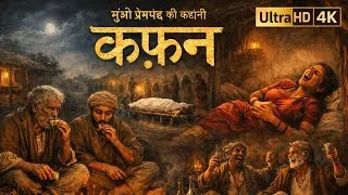 Thumbnail: Kafan Explained | The Dark Reality of Hunger & Society#story#hindi#trending#viral#premchand#ai 