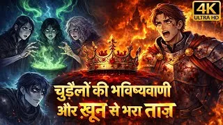 Thumbnail: चुड़ैलों की भविष्यवाणी और खून से भरा ताज#story#play#kahani #horror#trending#viral#youtube