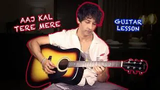 Thumbnail: AAJ KAL TERE MERE GUITAR LESSON COVER BY VEER KUMAR