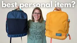 Thumbnail: comparing viral personal item size backpacks
