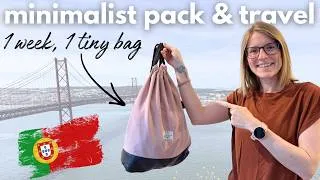 Thumbnail: Minimalist Pack & Travel: 1 Week in Lisbon With Just a Day Bag