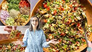 Thumbnail: The Fresh High Fiber & Protein Lunch I keep coming back to! Lentil Dip with Crispy Capers