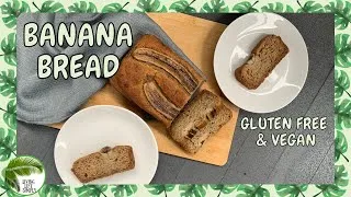 Thumbnail: EASY BANANA BREAD RECIPE// Vegan & Gluten Free