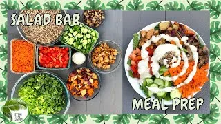 Thumbnail: DIY SALAD BAR MEAL PREP- Inspired by Sweetgreen 🥗