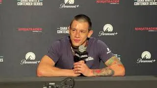Thumbnail: Silvestre Sanchez Reacts to TKO Victory & Dana White’s Praise | DWCS Post-Fight