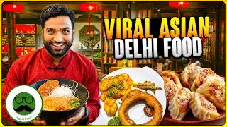 Thumbnail: I Try Viral Asian Food in Safdurjang Delhi Food | Lha Kitchen Pan Fried Momo & More | Veggie Paaji