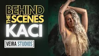 Thumbnail: Behind the scenes of a wet photo shoot with Kaci