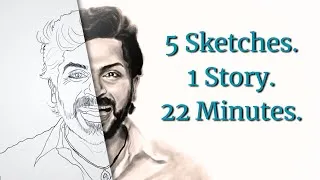 Thumbnail: Relaxing REALISTIC Drawing Compilation of MEIYAZHAGAN + Story (No talking)