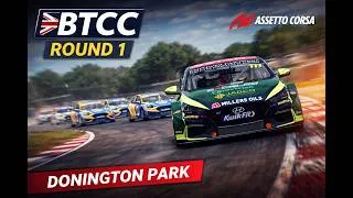 Thumbnail: BTCC 2025 Donington Park National - Back In The Driving Seat! Assetto Corsa PC Gameplay CM / Pure