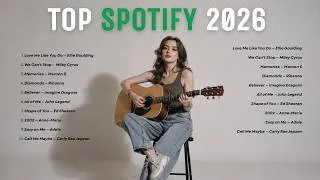 Thumbnail: Trending Pop Music 2026 🤍  Slow Acoustic Covers & Relaxing Love Songs  VelourVibes