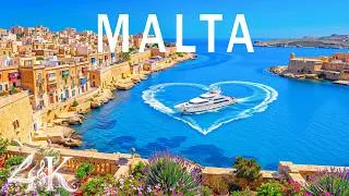 Thumbnail: Malta 🇲🇹 4K Drone Footage | Stunning Mediterranean Coast & Colorful City Views