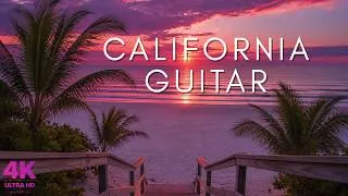 Thumbnail: California Guitar Sunset 2026 🎸 Balearic Deep House Coastal Mix • 4K UHD