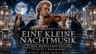 Thumbnail: Mozart (Vivaldi x Beethoven) Violin House MusicMix – Eine Kleine Nachtmusik | 22Min Moonlight Escape