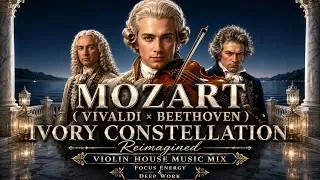 Thumbnail: Mozart (Vivaldi x Beethoven) Violin House Music Mix – Ivory Constellation | Focus Energy & Deep Work
