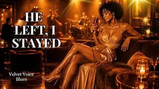 Thumbnail: Velvet Voice Blues – He Left, I Stayed | Soulful Blues, Female Vocal, Emotional Groove