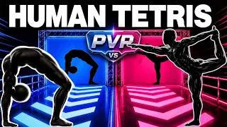 Thumbnail: HUMAN TETRIS x PVP | 2 Players | Top Quality Immersive Interactive Warm Up | Full Fitness Challenge