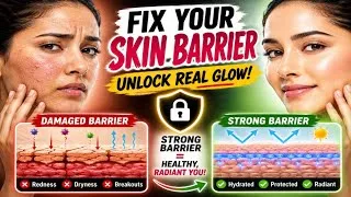 Thumbnail: Fix Damaged Skin Barrier Naturally | 7 Signs, Causes & Best Recovery Routine
