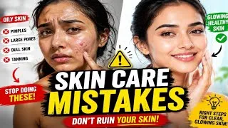 Thumbnail: YOUR SKIN IS SUFFERING!DON'T DO THIS!|Summer Skincare  Mistakes Ruine your Skin#healthyskin 